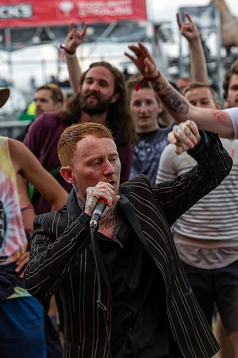 Frank Carter & The Rattlesnakes @ Rock Am Ring 2017, foto 21, foto's door Edwin Houdevelt - FrontView Magazine