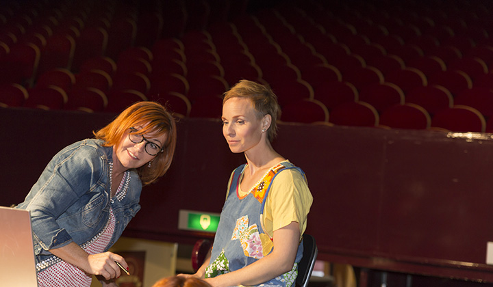 Making Off Free Souffriau tot Pippi Langkous @ Theater Elckerlyc, picture 1, photographed by dirk janssens - FrontView Magazine