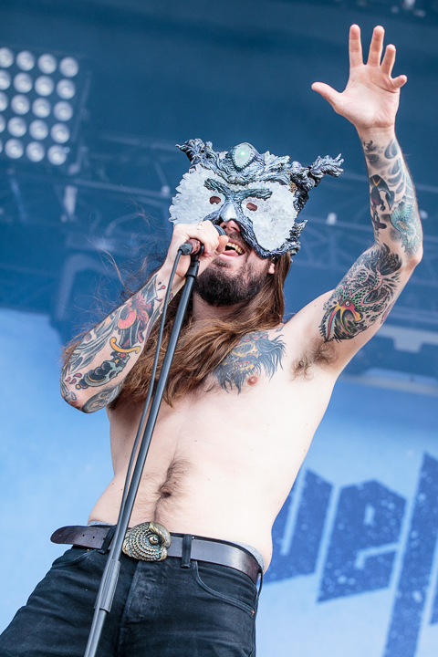 Kvelertak @ Download Paris 2017, foto 3, foto's door Dorien Goetschalckx - FrontView Magazine