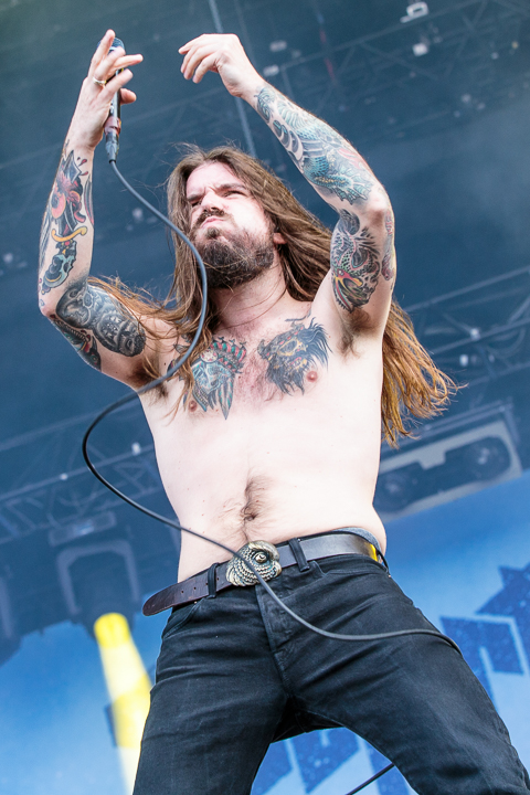 Kvelertak @ Download Paris 2017, foto 13, foto's door Dorien Goetschalckx - FrontView Magazine