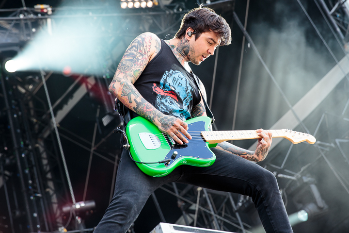 Pierce The Veil @ Download Paris 2017, picture 7, photographed by Dorien Goetschalckx - FrontView Magazine