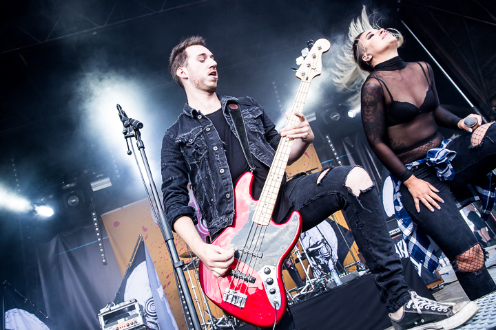 The Charm The Fury @ Download Paris 2017, foto 3, foto's door Dorien Goetschalckx - FrontView Magazine