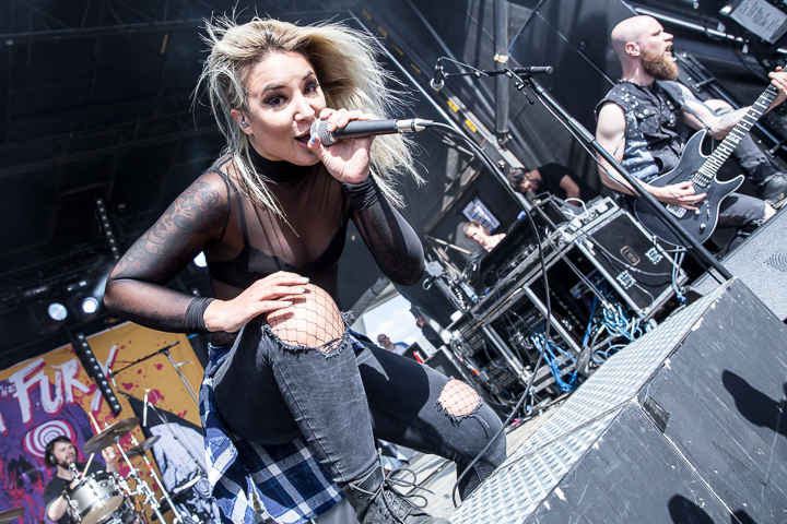 The Charm The Fury @ Download Paris 2017, foto 6, foto's door Dorien Goetschalckx - FrontView Magazine