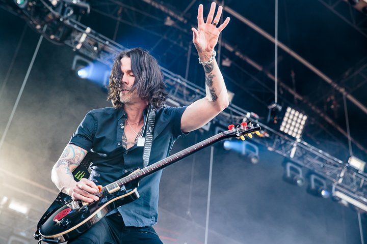 Alter Bridge @ Download Paris 2017, foto 1, foto's door Dorien Goetschalckx - FrontView Magazine