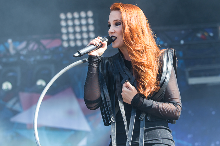 Epica @ Download Paris 2017, picture 1, photographed by Dorien Goetschalckx - FrontView Magazine