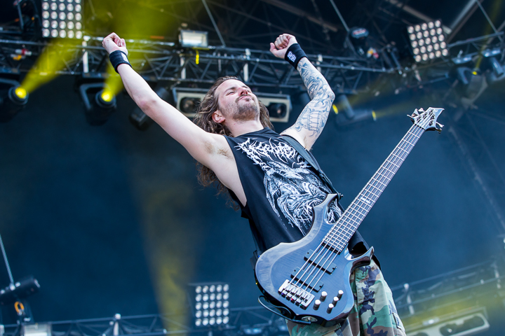 Suicide Silence @ Download Paris 2017, foto 14, foto's door Dorien Goetschalckx - FrontView Magazine