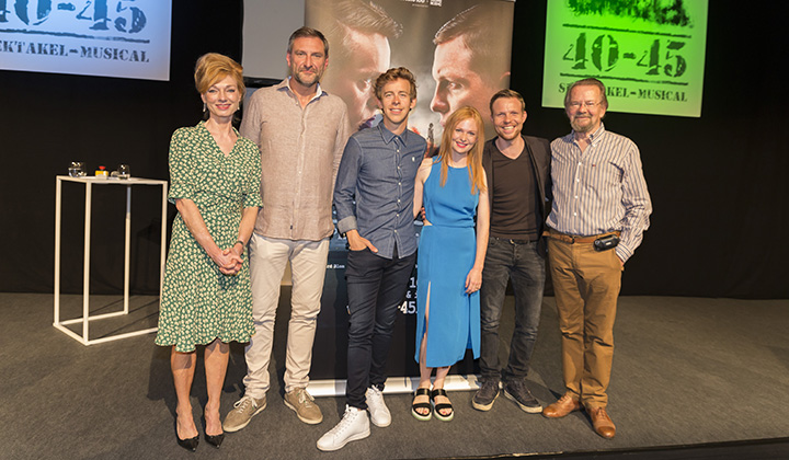 castvoorstelling musical 40-45 @ studio 100, picture 8, photographed by dirk janssens - FrontView Magazine