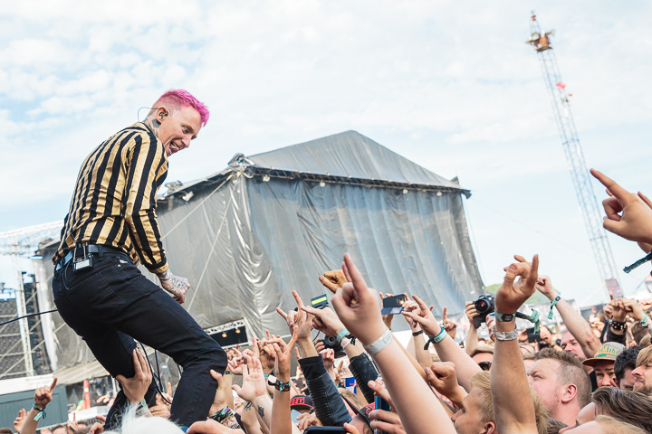 Frank Carter & The Rattlesnakes @ Copenhell 2017, foto 4, foto's door Dorien Goetschalckx - FrontView Magazine