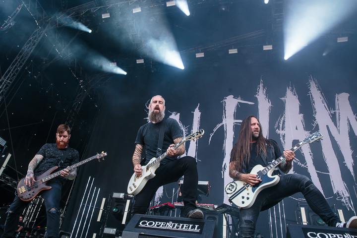 In Flames @ Copenhell 2017, foto 13, foto's door Dorien Goetschalckx - FrontView Magazine
