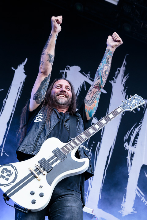 In Flames @ Copenhell 2017, foto 16, foto's door Dorien Goetschalckx - FrontView Magazine