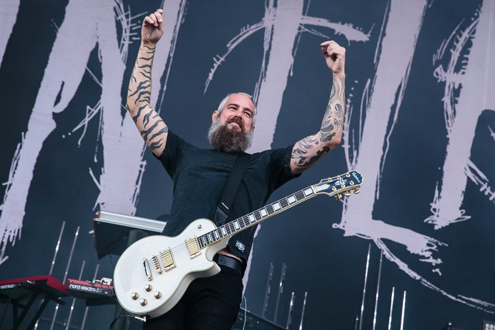 In Flames @ Copenhell 2017, foto 17, foto's door Dorien Goetschalckx - FrontView Magazine