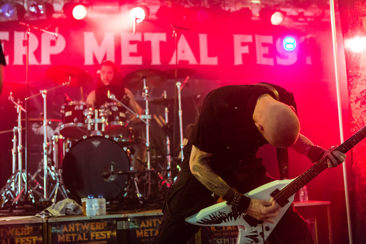 Bleeding Gods @ Antwerp Metal Fest 2017, foto 17, foto's door Edwin Houdevelt - FrontView Magazine