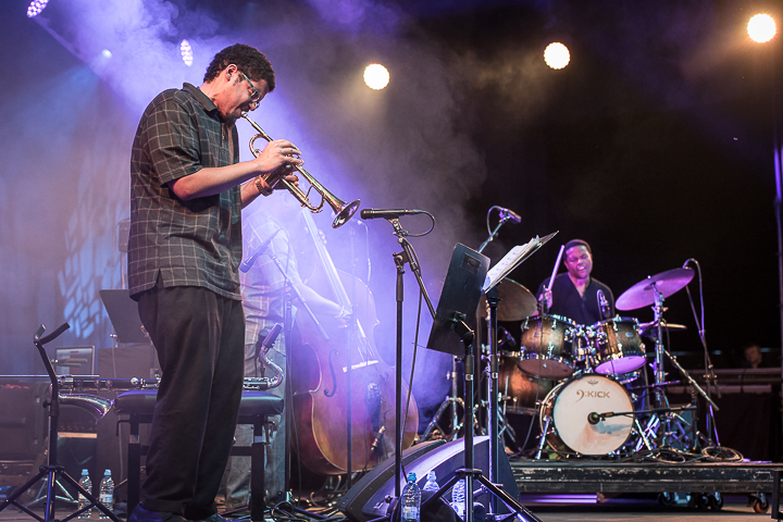 Christian McBride's New Jawn @ Gent Jazz 2017, picture 5, photographed by Jan van Hecke - FrontView Magazine