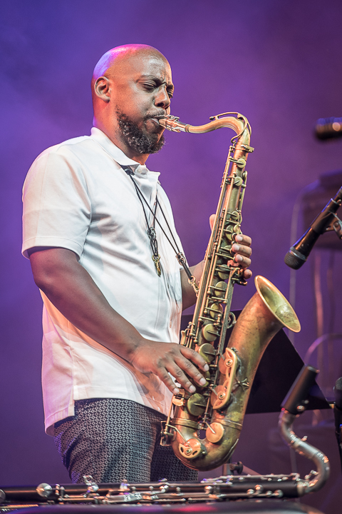 Christian McBride's New Jawn @ Gent Jazz 2017, picture 12, photographed by Jan van Hecke - FrontView Magazine