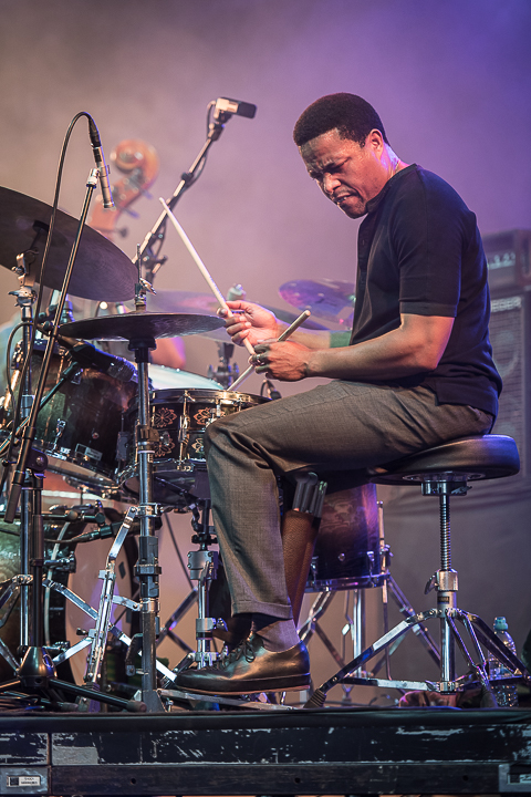 Christian McBride's New Jawn @ Gent Jazz 2017, picture 13, photographed by Jan van Hecke - FrontView Magazine