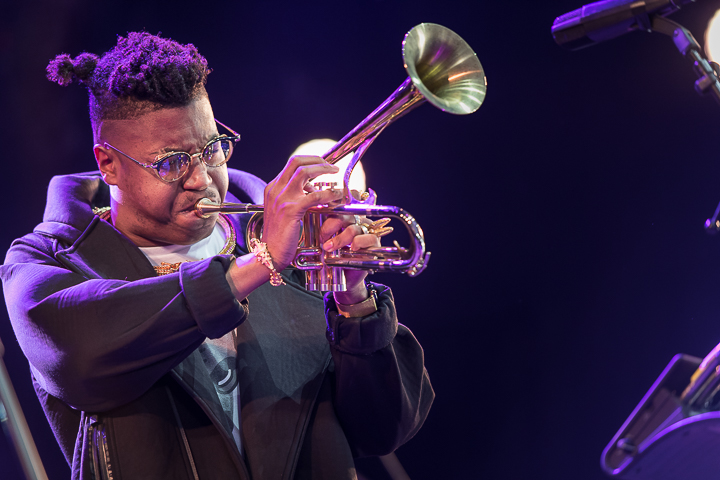 Christian Scott aTunde Adjuah @ Gent Jazz 2017, picture 1, photographed by Jan van Hecke - FrontView Magazine