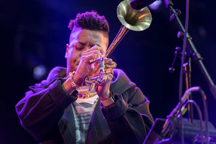 Christian Scott aTunde Adjuah @ Gent Jazz 2017, picture 5, photographed by Jan van Hecke - FrontView Magazine