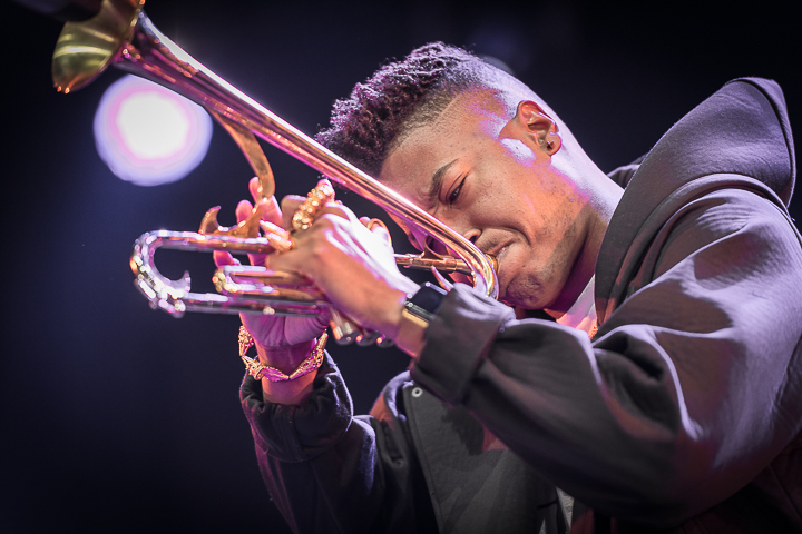 Christian Scott aTunde Adjuah @ Gent Jazz 2017, picture 8, photographed by Jan van Hecke - FrontView Magazine