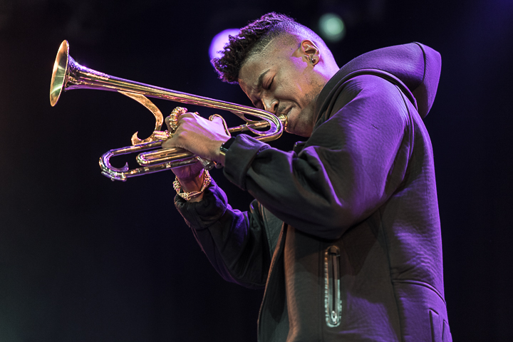 Christian Scott aTunde Adjuah @ Gent Jazz 2017, picture 11, photographed by Jan van Hecke - FrontView Magazine