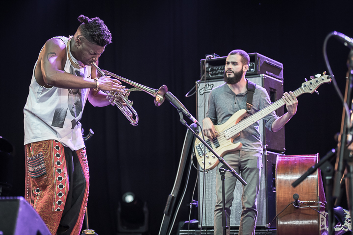 Christian Scott aTunde Adjuah @ Gent Jazz 2017, picture 13, photographed by Jan van Hecke - FrontView Magazine