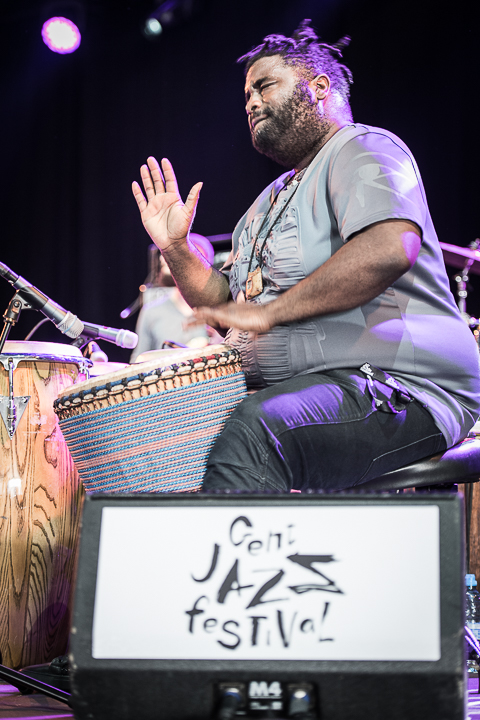 Christian Scott aTunde Adjuah @ Gent Jazz 2017, picture 14, photographed by Jan van Hecke - FrontView Magazine