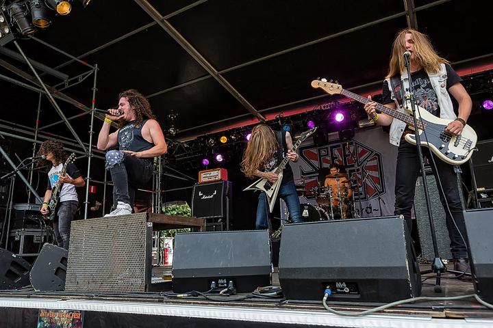 Speed Queen @ Antwerp Metal Fest 2017, foto 1, foto's door Edwin Houdevelt - FrontView Magazine