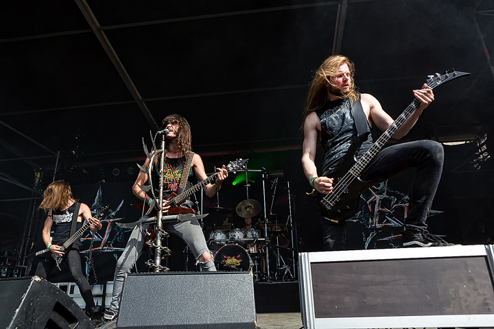 Evil Invadors @ Antwerp Metal Fest 2017, picture 1, photographed by Edwin Houdevelt - FrontView Magazine