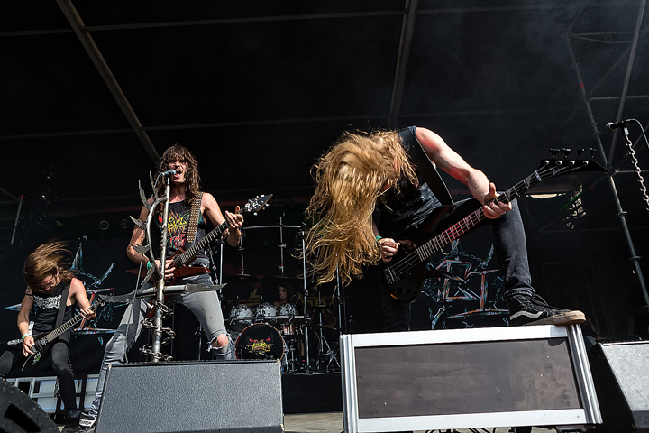 Evil Invadors @ Antwerp Metal Fest 2017, picture 6, photographed by Edwin Houdevelt - FrontView Magazine