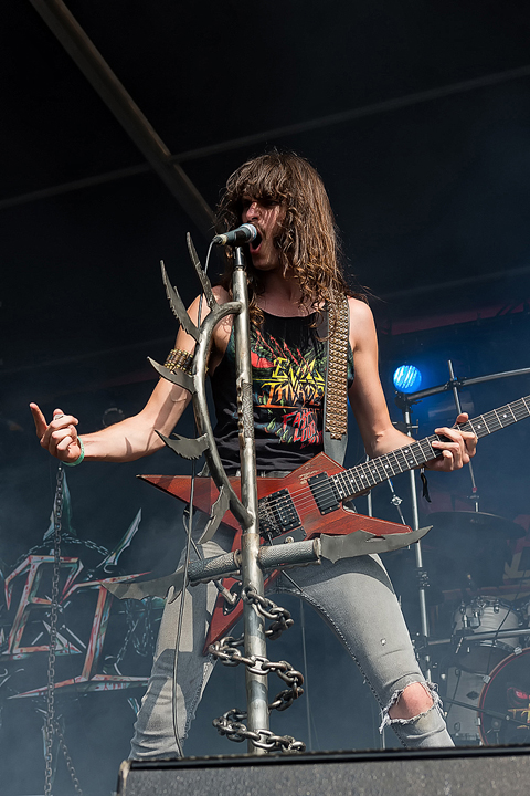 Evil Invadors @ Antwerp Metal Fest 2017, picture 14, photographed by Edwin Houdevelt - FrontView Magazine
