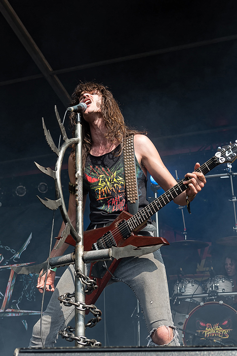 Evil Invadors @ Antwerp Metal Fest 2017, picture 16, photographed by Edwin Houdevelt - FrontView Magazine