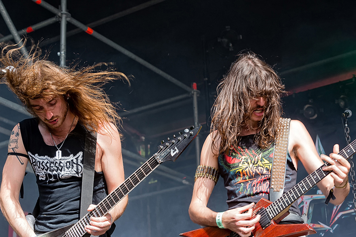 Evil Invadors @ Antwerp Metal Fest 2017, picture 17, photographed by Edwin Houdevelt - FrontView Magazine