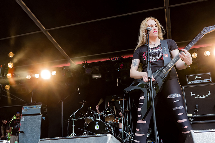 Nervosa @ Antwerp Metal Fest 2017, foto 5, foto's door Edwin Houdevelt - FrontView Magazine