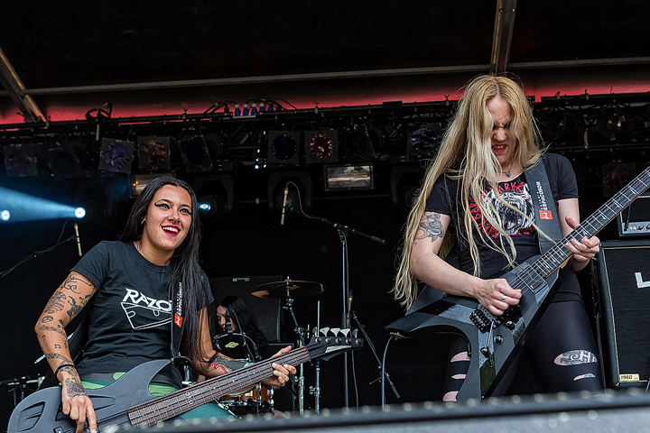 Nervosa @ Antwerp Metal Fest 2017, foto 7, foto's door Edwin Houdevelt - FrontView Magazine