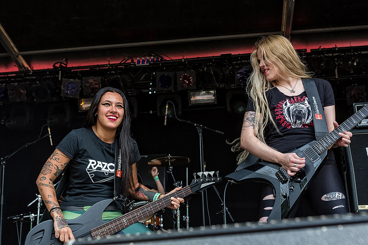 Nervosa @ Antwerp Metal Fest 2017, foto 8, foto's door Edwin Houdevelt - FrontView Magazine