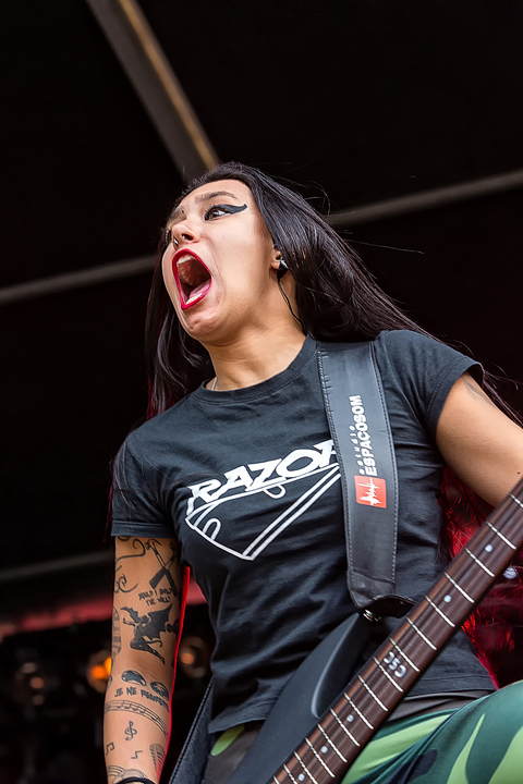 Nervosa @ Antwerp Metal Fest 2017, foto 11, foto's door Edwin Houdevelt - FrontView Magazine