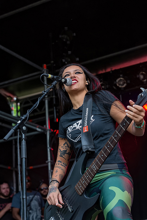Nervosa @ Antwerp Metal Fest 2017, foto 13, foto's door Edwin Houdevelt - FrontView Magazine