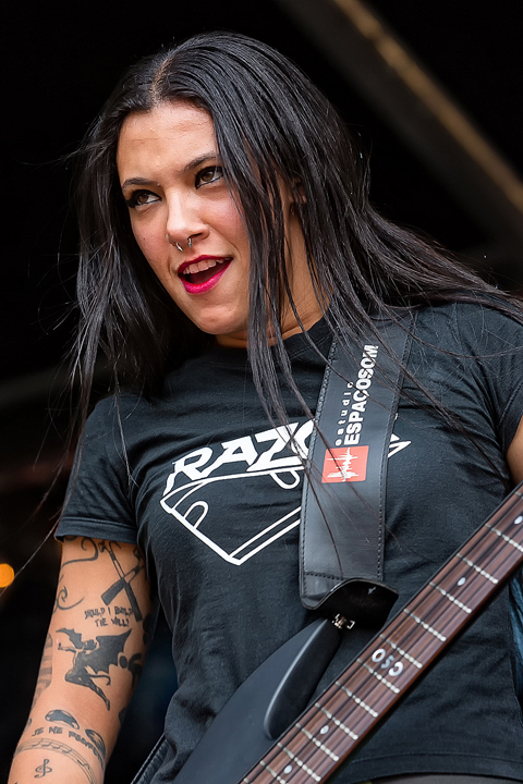 Nervosa @ Antwerp Metal Fest 2017, foto 18, foto's door Edwin Houdevelt - FrontView Magazine