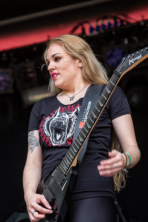 Nervosa @ Antwerp Metal Fest 2017, foto 21, foto's door Edwin Houdevelt - FrontView Magazine