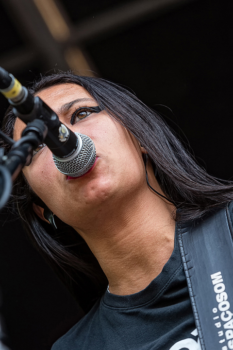 Nervosa @ Antwerp Metal Fest 2017, foto 22, foto's door Edwin Houdevelt - FrontView Magazine