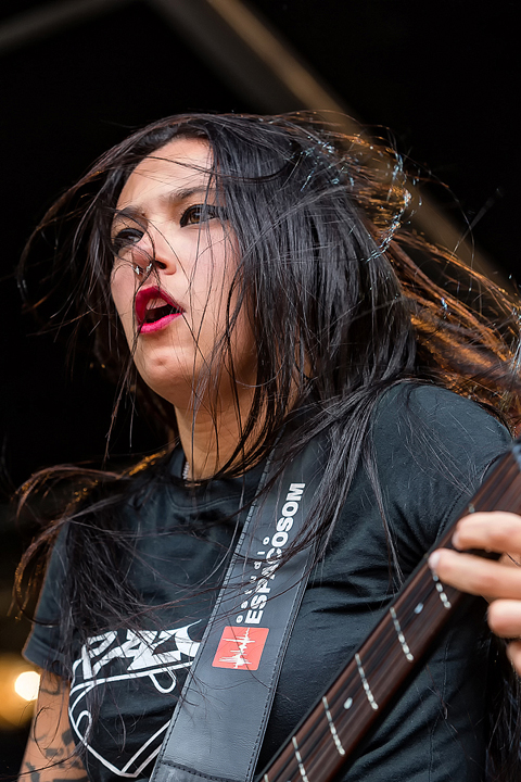 Nervosa @ Antwerp Metal Fest 2017, foto 24, foto's door Edwin Houdevelt - FrontView Magazine
