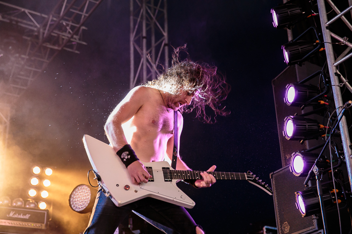 Airbourne @ Bospop 2017, picture 1, photographed by Dorien Goetschalckx - FrontView Magazine