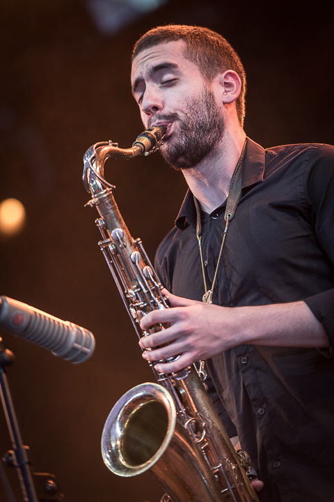Omer Avital Quintet @ Gent Jazz 2017, picture 1, photographed by Jan van Hecke - FrontView Magazine