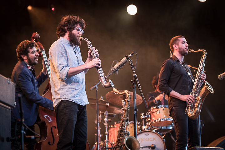 Omer Avital Quintet @ Gent Jazz 2017, picture 7, photographed by Jan van Hecke - FrontView Magazine