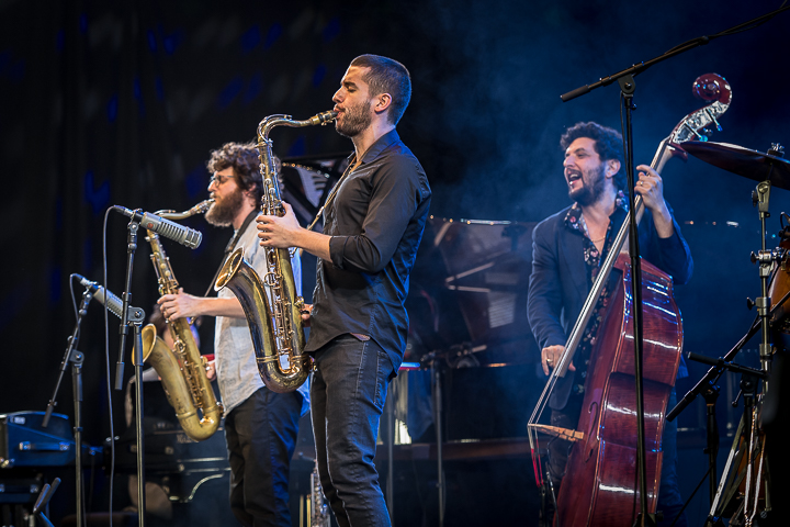 Omer Avital Quintet @ Gent Jazz 2017, picture 16, photographed by Jan van Hecke - FrontView Magazine