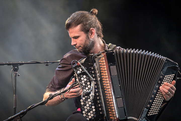 Vincent Peirani & Émile Parisien @ Gent Jazz 2017, picture 2, photographed by Jan van Hecke - FrontView Magazine