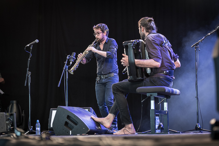 Vincent Peirani & Émile Parisien @ Gent Jazz 2017, picture 9, photographed by Jan van Hecke - FrontView Magazine