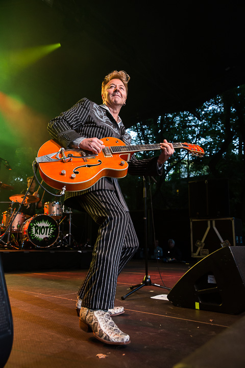 Brian Setzer @ OLT Rivierenhof, picture 3, photographed by Marc Verdonck - FrontView Magazine