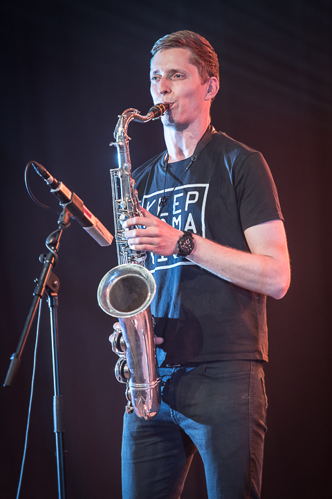 Kleptomatics @ Gent Jazz 2017, picture 3, photographed by Jan van Hecke - FrontView Magazine