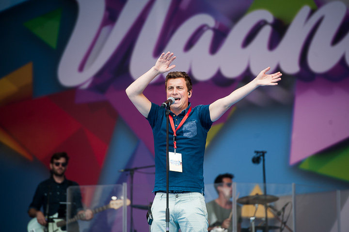 Repetities Vlaanderen Feest 2017 @ Grote Markt Antwerpen, foto 1, foto's door Goele Bormans - FrontView Magazine