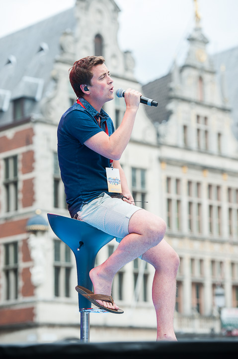 Repetities Vlaanderen Feest 2017 @ Grote Markt Antwerpen, foto 6, foto's door Goele Bormans - FrontView Magazine
